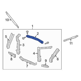 Acura OE - Front Upper Radiator Support Tie Bar