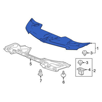 Acura OE - Front Radiator Support Access Cover