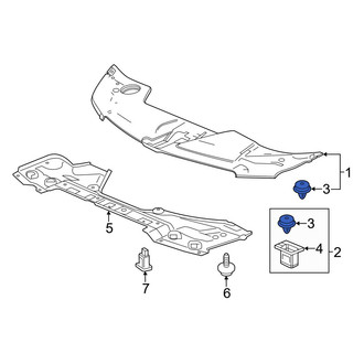 Acura OE - Fender Filler Panel Clip