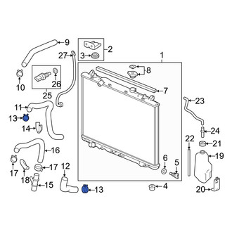 Acura OE - Radiator Hose Clamp