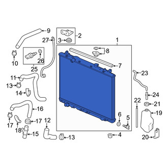 Acura OE - Radiator