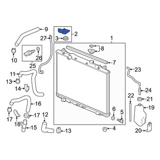 Acura OE - Radiator Mount Bracket