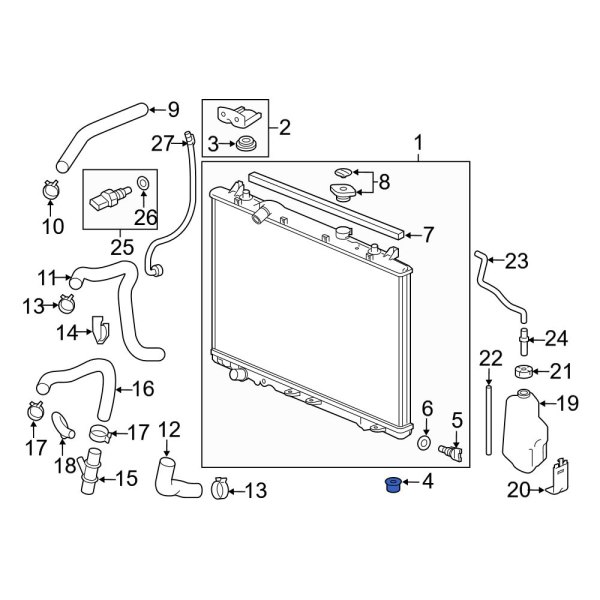 Radiator Insulator