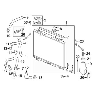 Acura OE - Cooling - Radiator & Components (Engine Cooling)