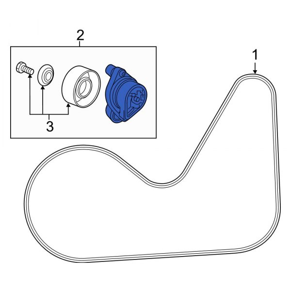 Accessory Drive Belt Tensioner Assembly