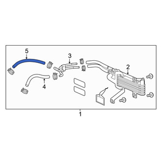 Acura OE - Automatic Transmission Oil Cooler Hose
