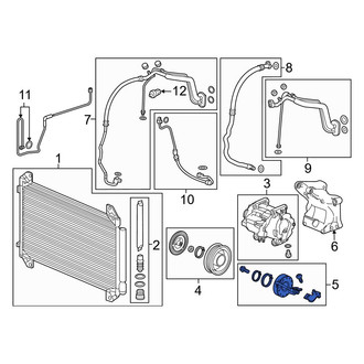 Acura OE - A/C Compressor Clutch Coil