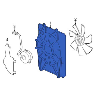 Acura OE - A/C Condenser Fan Shroud