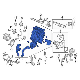 Acura OE - HVAC Unit Case Assembly
