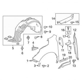 2020 Acura MDX OEM Exterior & Body Parts — CARiD.com