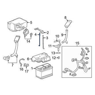 Acura OE - Battery Hold Down Stud