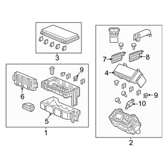 Acura OE - Electrical - Fuse & Relay (Engine Compartment)