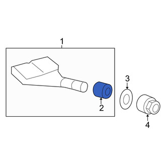 Acura OE - Tire Pressure Monitoring System (TPMS) Sensor Grommet