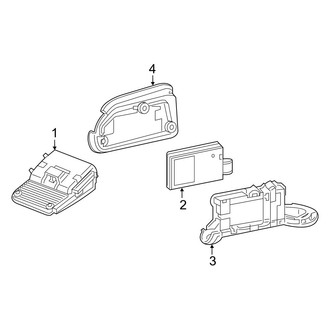Acura OE - Electrical Components (Collision Warning Components), (FWD)