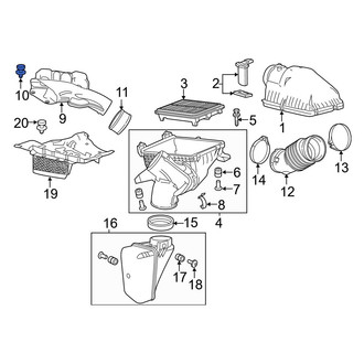 Acura OE - Front Lower Bumper Cover Retainer