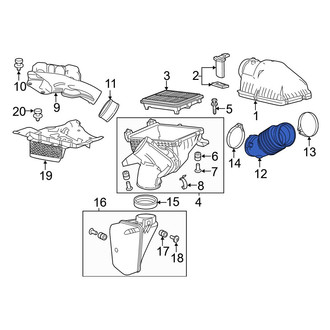 Acura OE - Engine Air Intake Hose