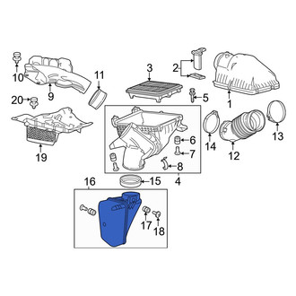 Acura OE - Engine Air Intake Resonator