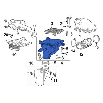 Acura OE - Lower Air Filter Housing