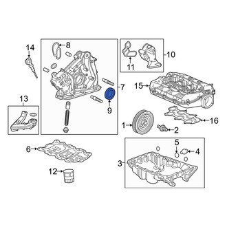 Acura OE - Rear Engine Crankshaft Seal