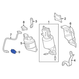 Acura OE - Lower Exhaust Gas Recirculation (EGR) Tube Gasket
