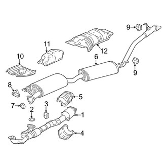 Acura OE - Exhaust System - Exhaust Components