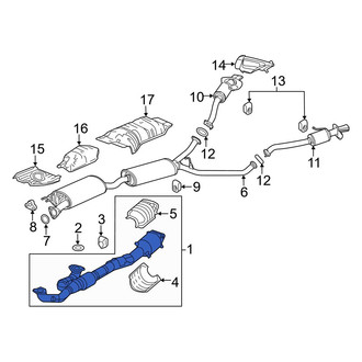 Acura OE - Exhaust Crossover Pipe