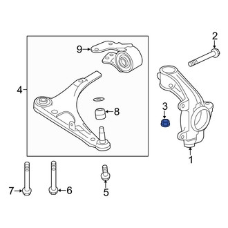 Acura OE - Steering Knuckle Nut
