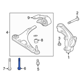 Acura OE - Suspension Control Arm Bolt