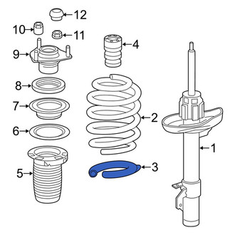 Acura OE - Left Lower Coil Spring Insulator