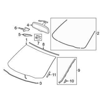 Acura OE - Windshield - Reveal Moldings