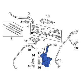 Acura OE - Washer Fluid Reservoir
