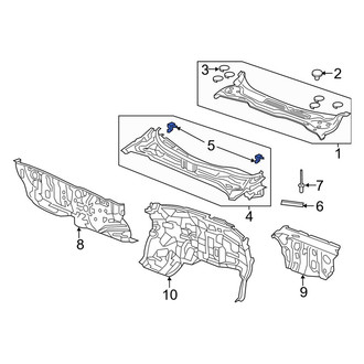 Acura OE - Left Fender Bracket