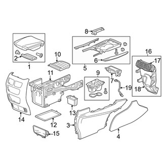 Acura OE - Rear Left 12 Volt Accessory Power Outlet