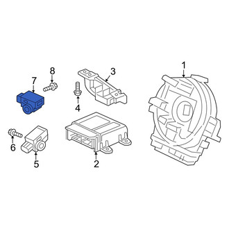 Acura OE - Rear Air Bag Impact Sensor