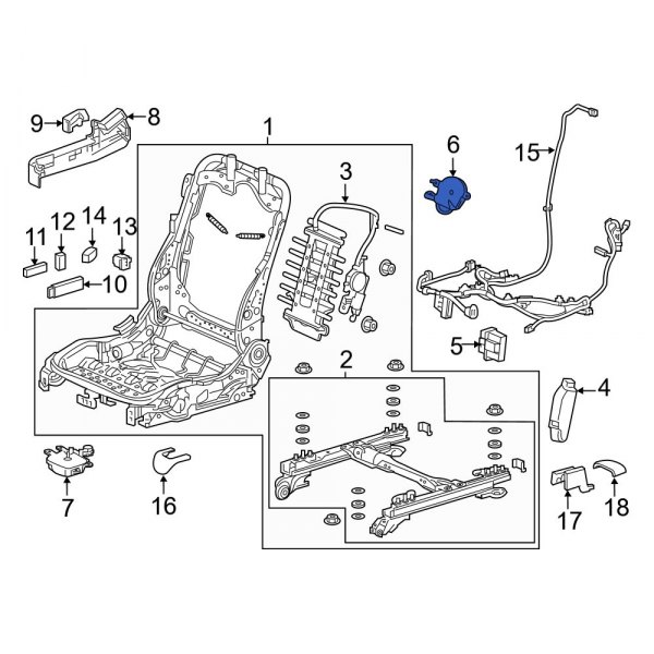 Temperature Controlled Seat Blower Motor