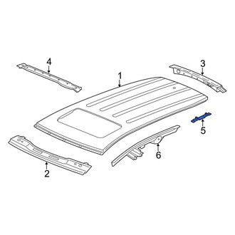 Acura OE - Roof Luggage Carrier Side Rail Bracket