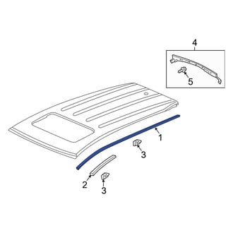 Acura OE - Left Roof Molding