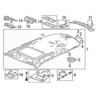 Acura OE - Sun Visor Holder