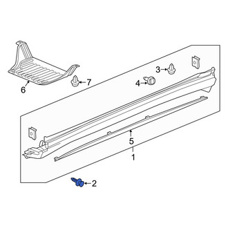 Acura OE - Rocker Panel Molding Clip
