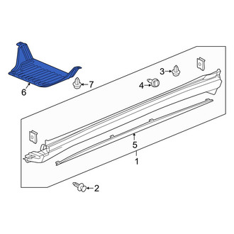 Acura OE - Floor Pan Splash Shield