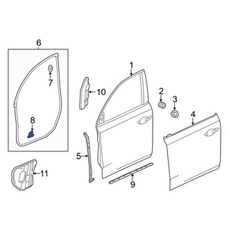 Acura OE - Door Seal Clip
