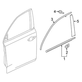 Acura OE - Front Door - Exterior Trim