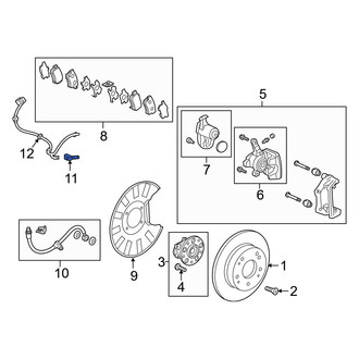 Acura OE - Rear ABS Wheel Speed Sensor