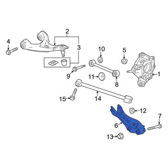 Acura OE - Rear Right Lower Rearward Suspension Control Arm