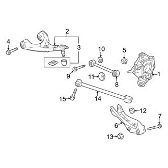 Acura OE - Rear Suspension - Suspension Components