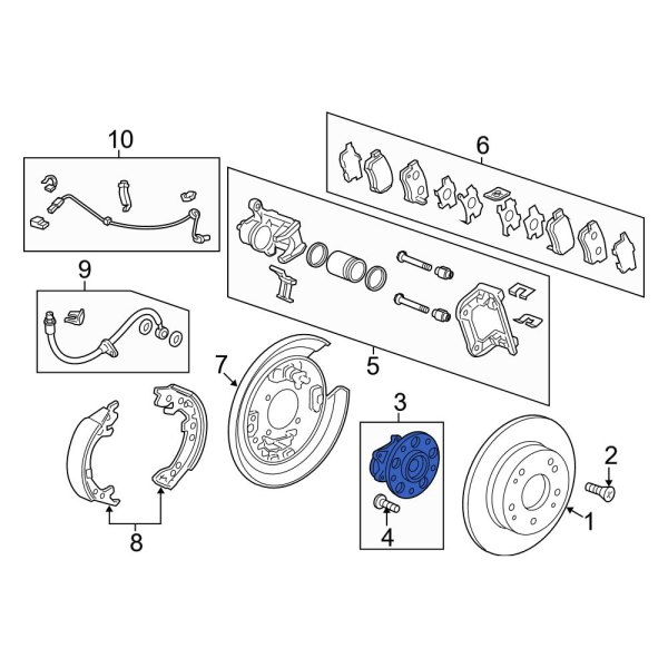 Wheel Bearing and Hub Assembly