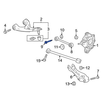 Acura OE - Rear Alignment Camber Adjusting Eccentric Bolt