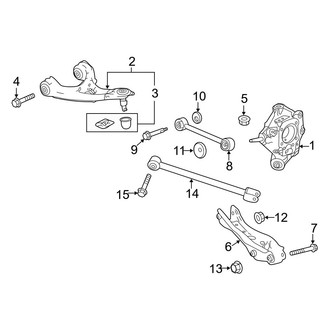 Acura OE - Rear Suspension - Suspension Components