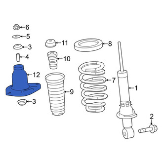 Acura OE - Rear Suspension Shock Absorber Mount