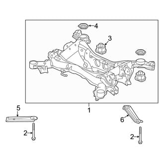 Acura OE - Rear Suspension - Suspension Mounting (3.0L)
